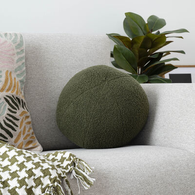 4Living Ball koristetyyny Ø25 cm vihreä